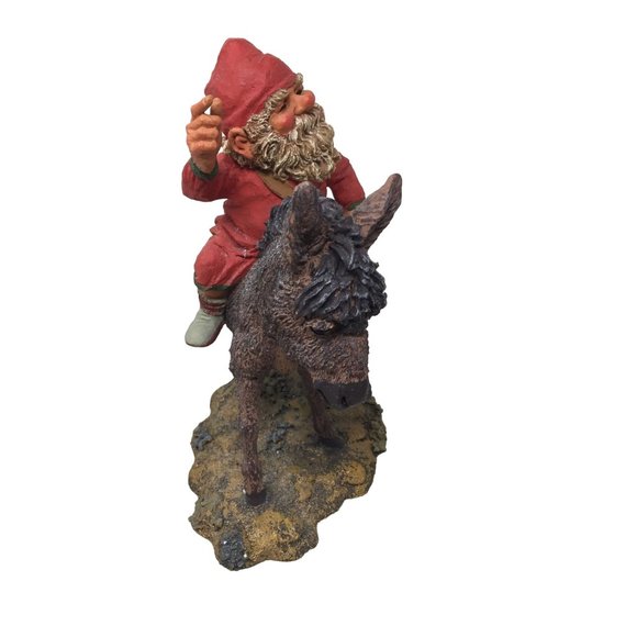 Vintage Enesco Sandman Limited Edition Figurine Santa Riding Suzanne the Donkey - Picture 4 of 14